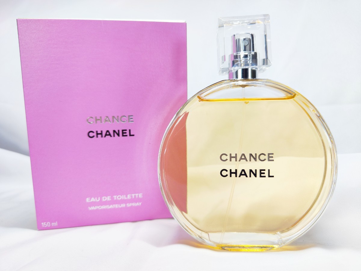 150ml【日本語表記】【ほぼ未使用】【送料無料】CHANEL CHANCE シャネル チャンス EDT オードトワレ オーデトワレ オードゥトワレット_画像1