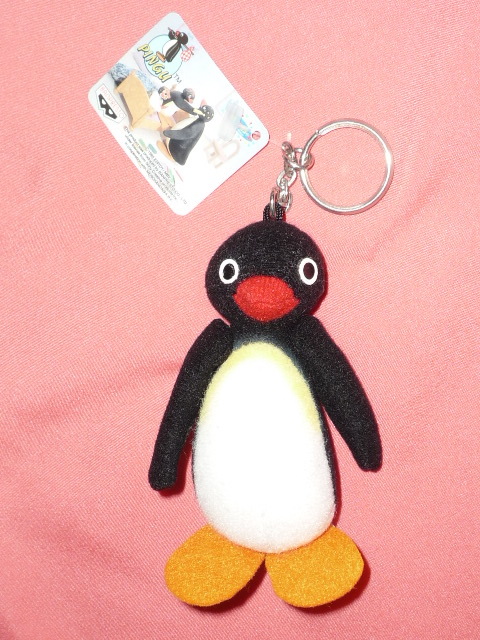 激レア！1995年 PINGU キャラクター ピングー ぬいぐるみキーホルダー(非売品)☆
