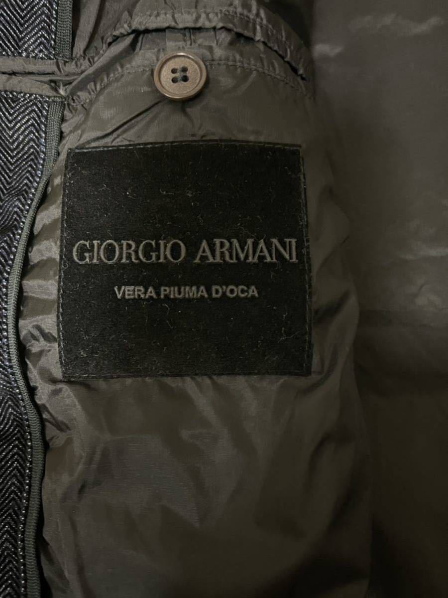 国内正規品★GIORGIO ARMANI【ジャンパー/ダウンブルゾン】ジョルジオアルマーニ★175/96A ダウンコート_画像9