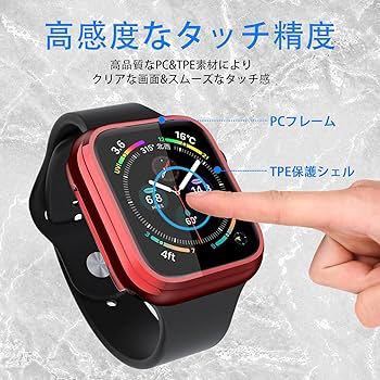 231028 KIMOKU コンパチブル Apple Watch ケース Series 9/Ultra2/Ultra/SE2/SE/8/7/6/5/4 40mm PC+TPE材質 保護ケース 高耐久の画像4
