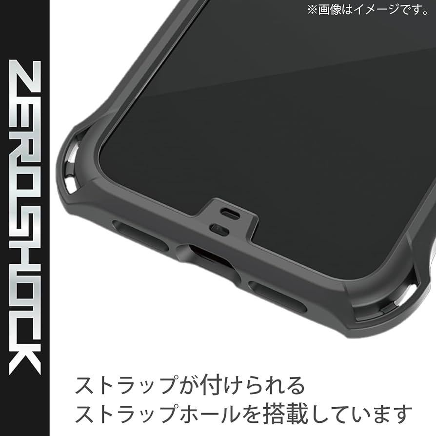 2304165 エレコム Xperia 5 III ハイブリッドケース ZEROSHOCK フレームカラー ブラック PM-X214ZEROFCBK_画像6