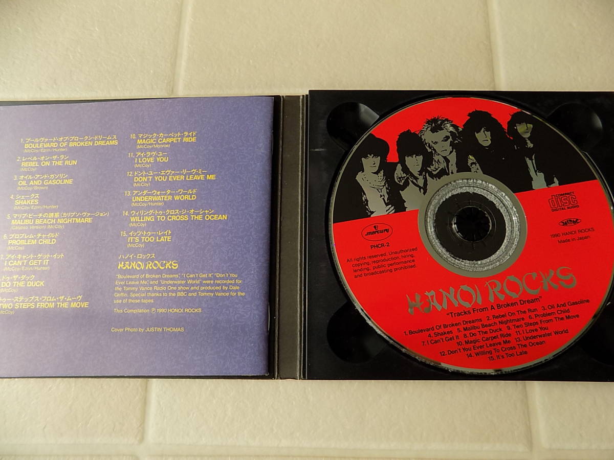 HANOI ROCKS★Tracks From A Broken Dreams★ハノイロックス★ＣＤの画像2