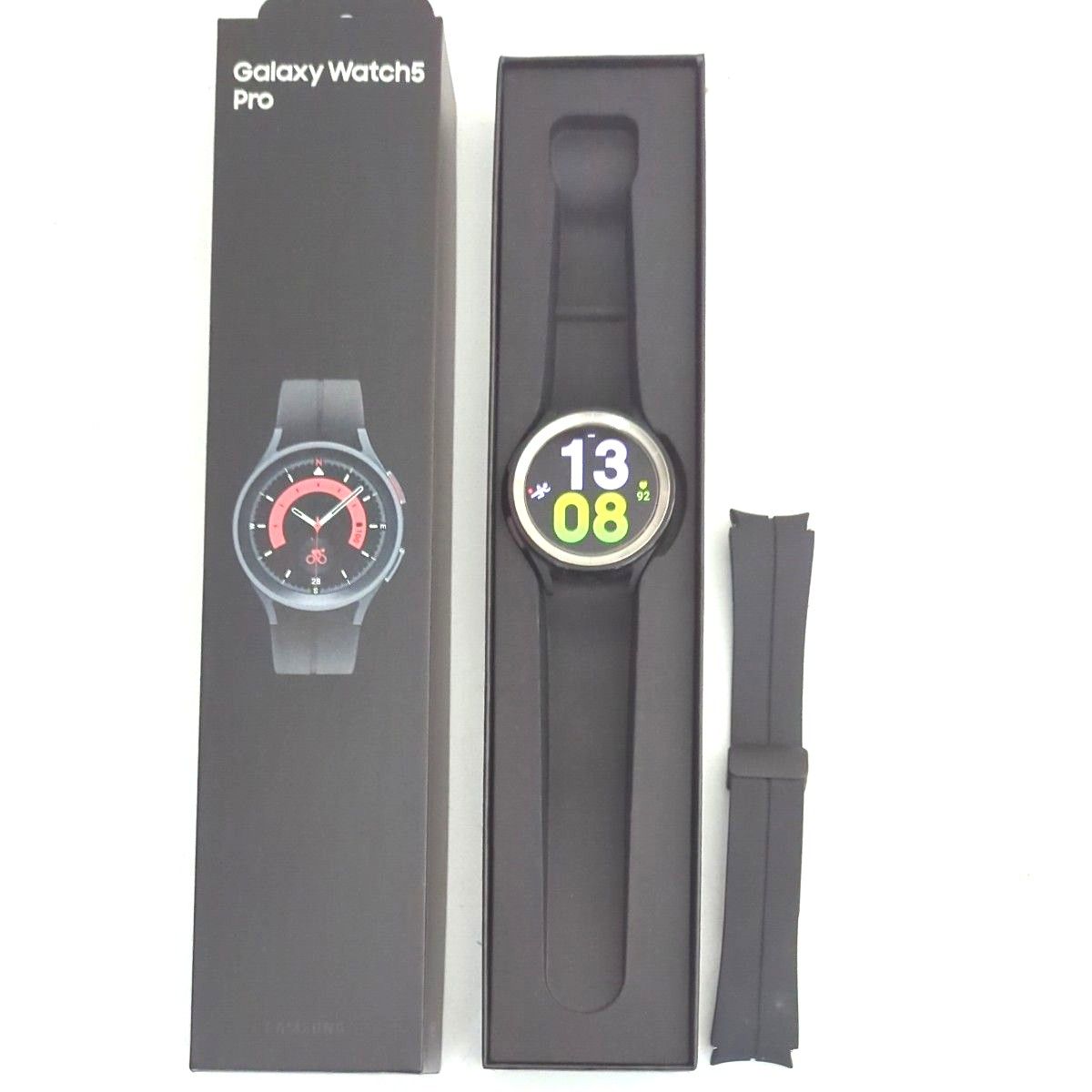 Galaxy Watch 5 Pro 45mm ブラックチタニウム スマートウォッチ 韓国版