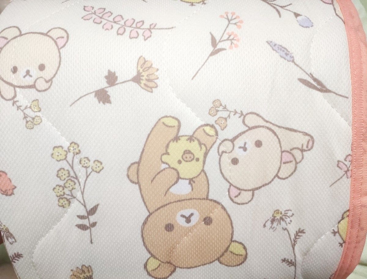 リラックマ 敷きパッド 100×205cm シングル Rilakkuma コリラックマ キイロイトリ しまむら