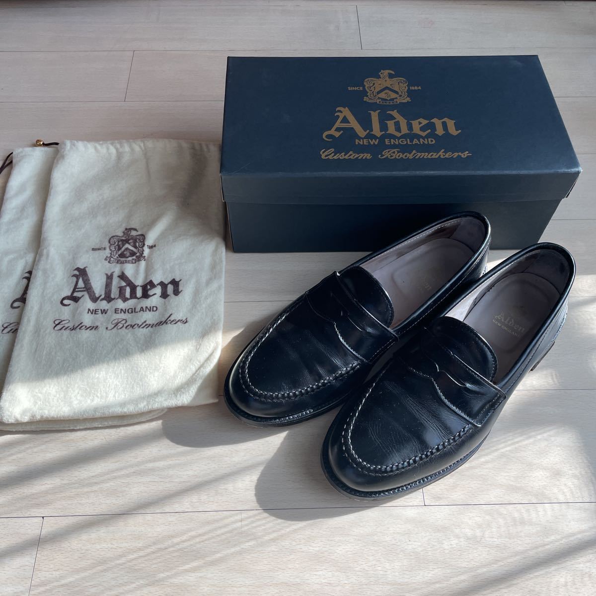 オールデン ローファー ALDEN 黒 99267 8 1/2D