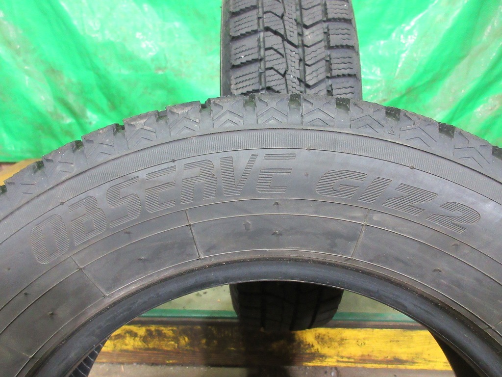 2021年製 TOYO OBSERVE GIZ2 145/80R13 2本 No.3810上 スタッドレス 冬タイヤ 70％残溝_画像6