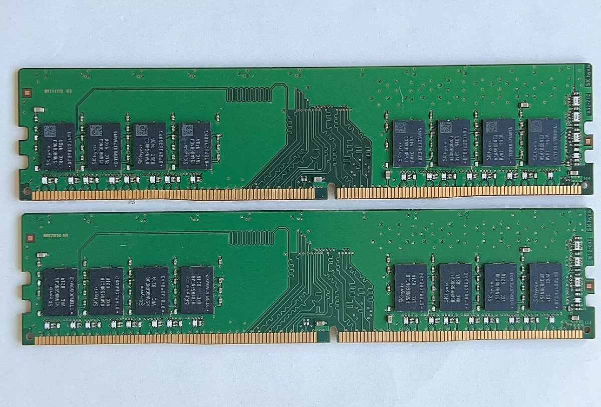 ★送料無料★SKhynix 1R×8 PC4-2666V 8GB×2 計16GB デスクトップ用メモリ★動作品★※在庫多数★PC90_画像2