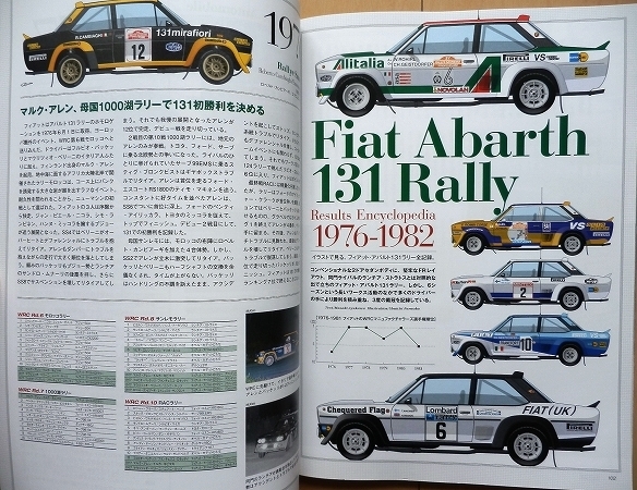 模型資料に フィアット アバルト131ラリー★RALLYモータースポーツ旧車グループ4絶版車WRCプラモデル&Classics70年代FIATタミヤB外車_画像10
