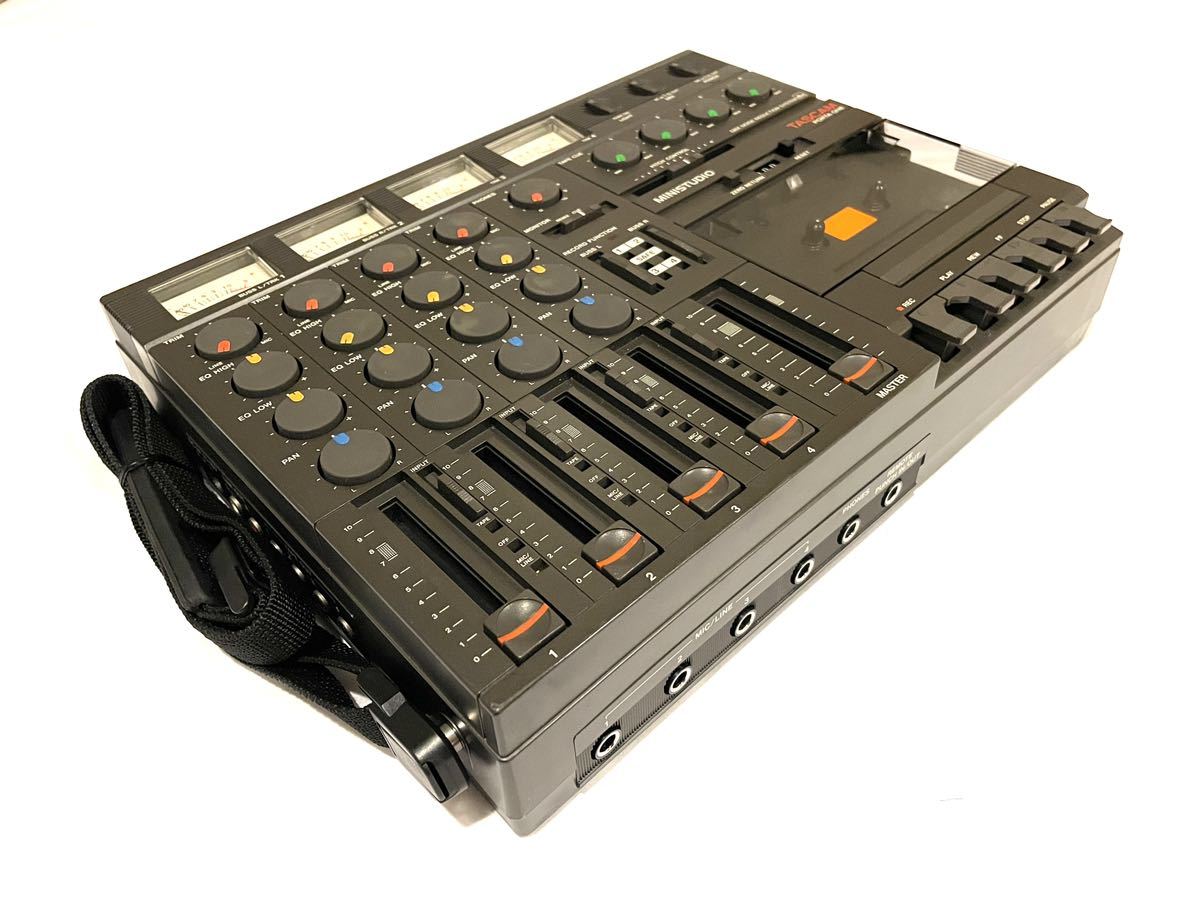 名機 比較的美品 TASCAM タスカム PORTA ONE MTR MINISTUDIO カセット マルチトラックレコーダー ミニスタジオ 4ch ビンテージ 通電OK 即有_画像2