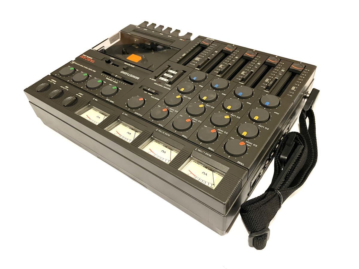 名機 比較的美品 TASCAM タスカム PORTA ONE MTR MINISTUDIO カセット マルチトラックレコーダー ミニスタジオ 4ch ビンテージ 通電OK 即有_画像8