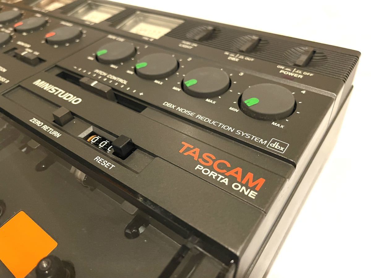 名機 比較的美品 TASCAM タスカム PORTA ONE MTR MINISTUDIO カセット マルチトラックレコーダー ミニスタジオ 4ch ビンテージ 通電OK 即有_画像4