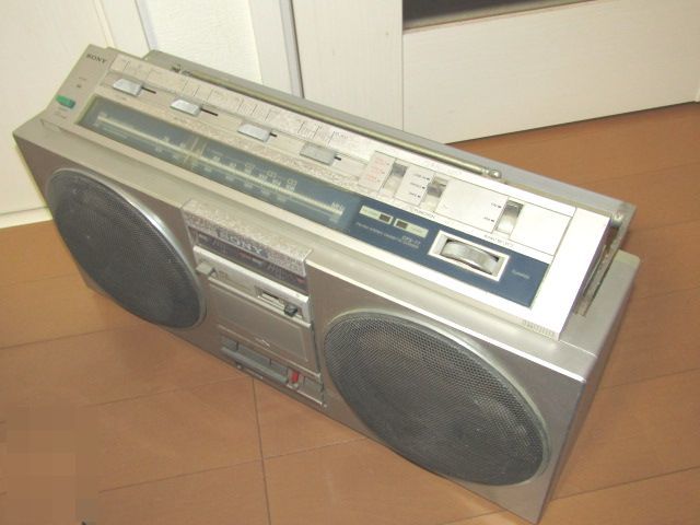 ◎SONY　AM/FM　大型ステレオラジカセ　CFS-77　メタル対応　ジャンク◎_画像8