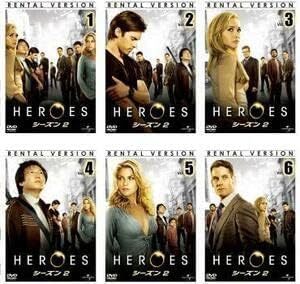 【中古】[D-35] DVD HEROES ヒーローズ シーズン2 全6巻 レンタル落ち ※ケース、ジャケットなし ※送料無料_画像1