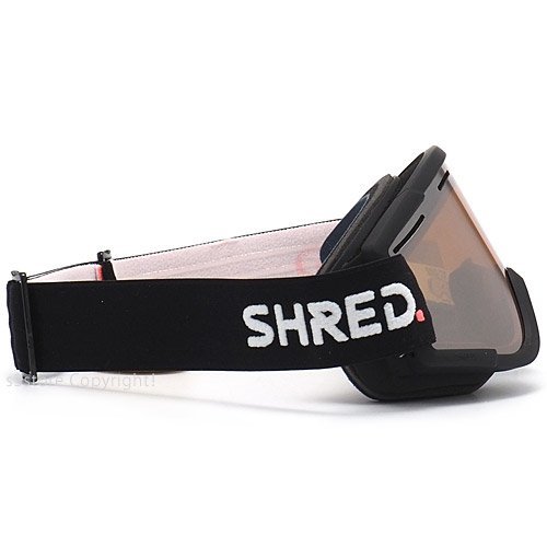 1円～ 22-23 SHRED NASTIFY BLACK SILVER MIRROR (VLT 23%) シュレッド ナスティファイ スノーボード スノボ ゴーグル [同梱不可]_画像3