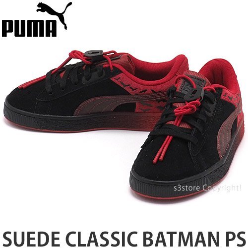 1円～ PUMA SUEDE CLASSIC BATMAN PS Black 20.0cm プーマ スウェード バットマン スニーカー 靴 シューズ キッズ 子供 [同梱不可]_画像1