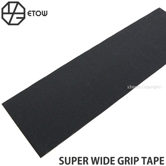 【デッキ落札の方専用】 ETOW SUPER WIDE GRIP TAPE Black 12X40in エトヲ スーパー ワイド グリップテープ オールドスクール_画像1