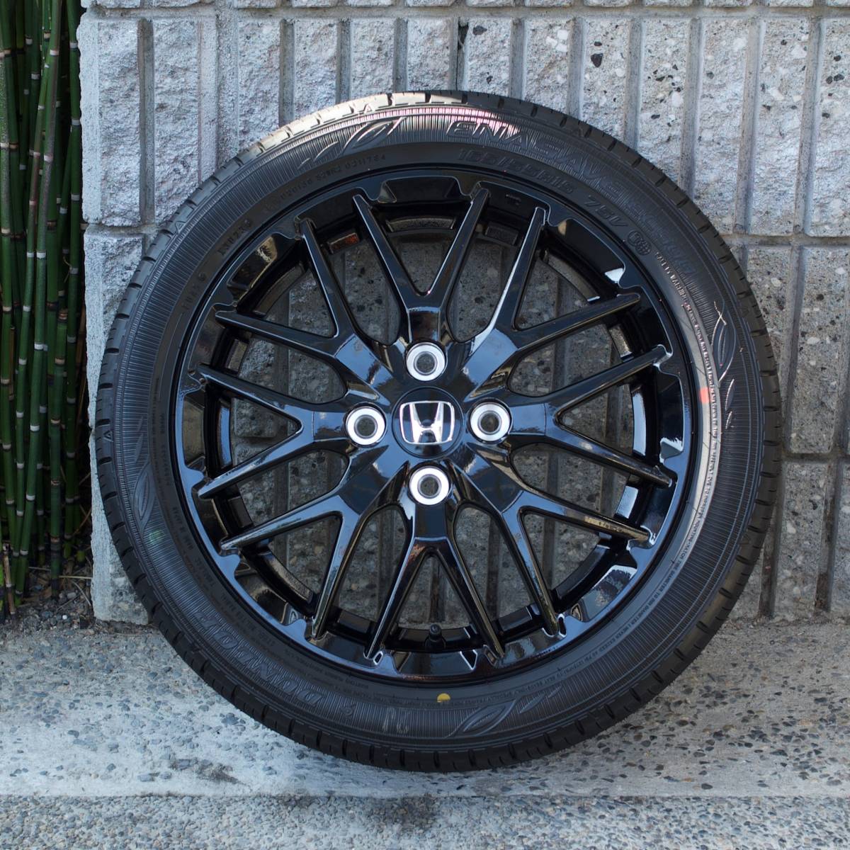 新車外し N-ONE RS JG3 HONDA ホンダ 純正ホイール 4本セット 165/55R15 4.5J +45 PCD100 ナット付き_画像2