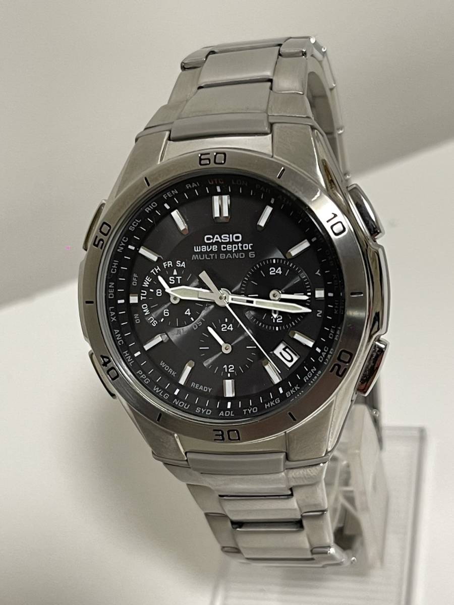 バーゲンで CASIO メンズ腕時計 WVQ-M410 5174 ウェーブセプター