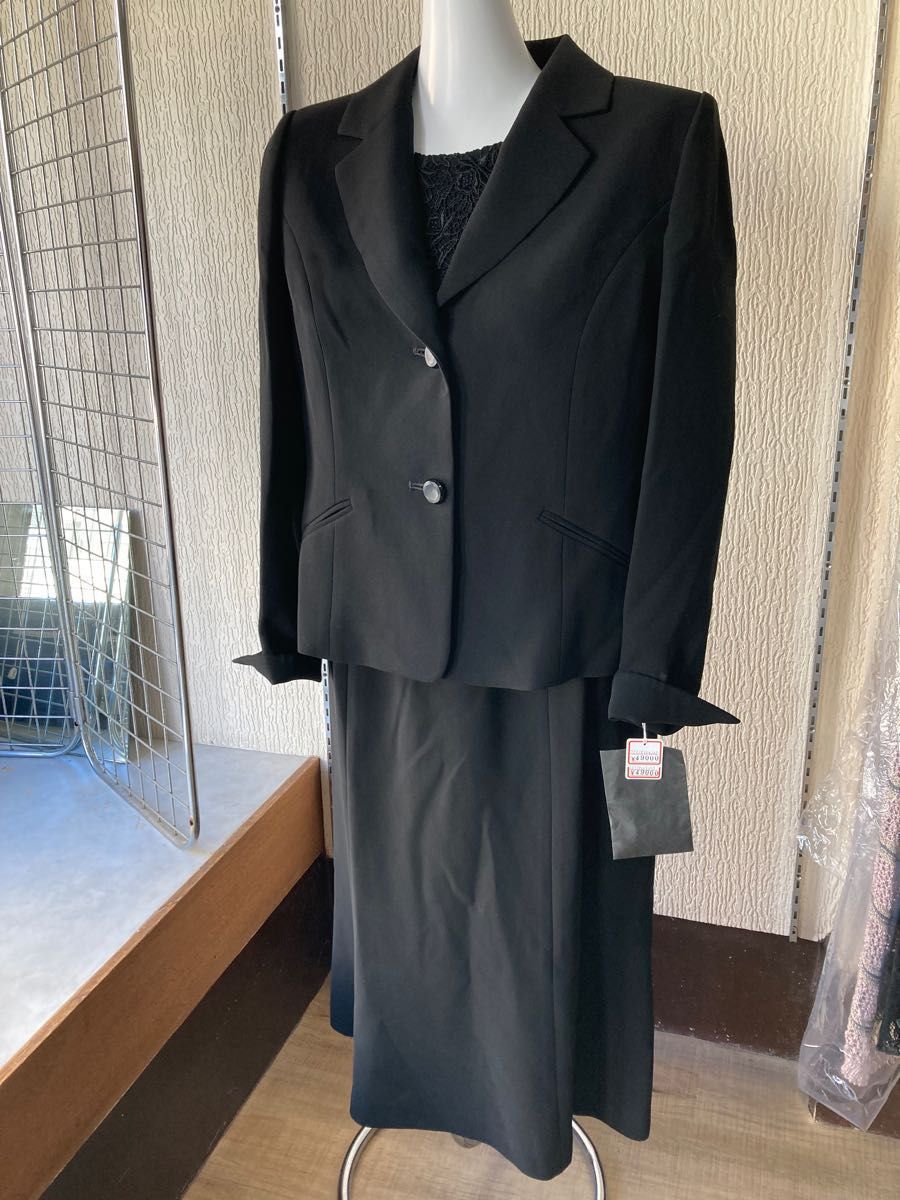 最安値✨新品 メンズ 礼服 喪服 ダブルスーツ XL BB6 ブラック - スーツ