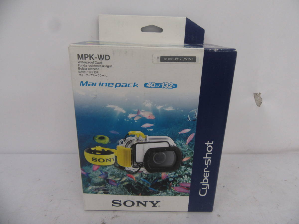 1円スタート/新品未使用/ソニー　SONY/マリンパック/MPK-WD/防水/ウォータープルーフケース/生産完了品_画像1