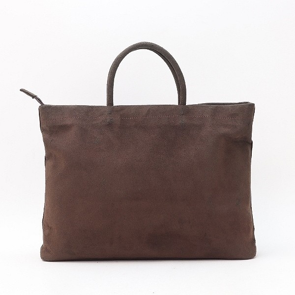 BALENCIAGA バレンシアガ ロゴ トートバッグ ブラウン ◇BALENCIAGA バレンシアガ スエード ロゴ型押し トート ハンド