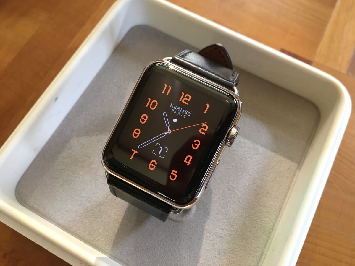 美品 国内正規店購入品 Apple Watch Hermes MLCD2J/A 42mm A1554