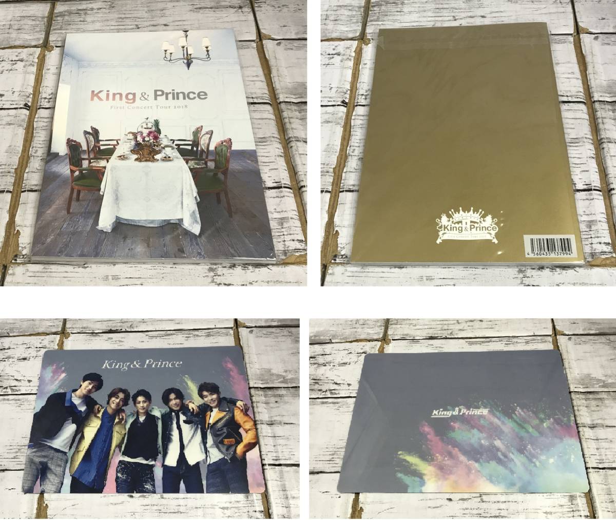 E02-1611　中古品　King＆Prince グッズまとめ　キンプリ　ライブパンフレット/ステッカー/ペンライト(動作確認済み) /ヘアゴム 他　_画像4