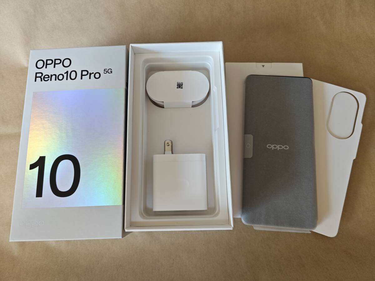 OPPO Reno10 Pro 5G/シルバーグレー/SoftBank版SIMフリー/物理2枚SIM +