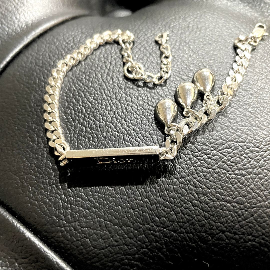 美品】Christian Dior CD クリスチャンディオール ブレスレット 美品】Christian Dior CD クリスチャンディオール ブレスレット