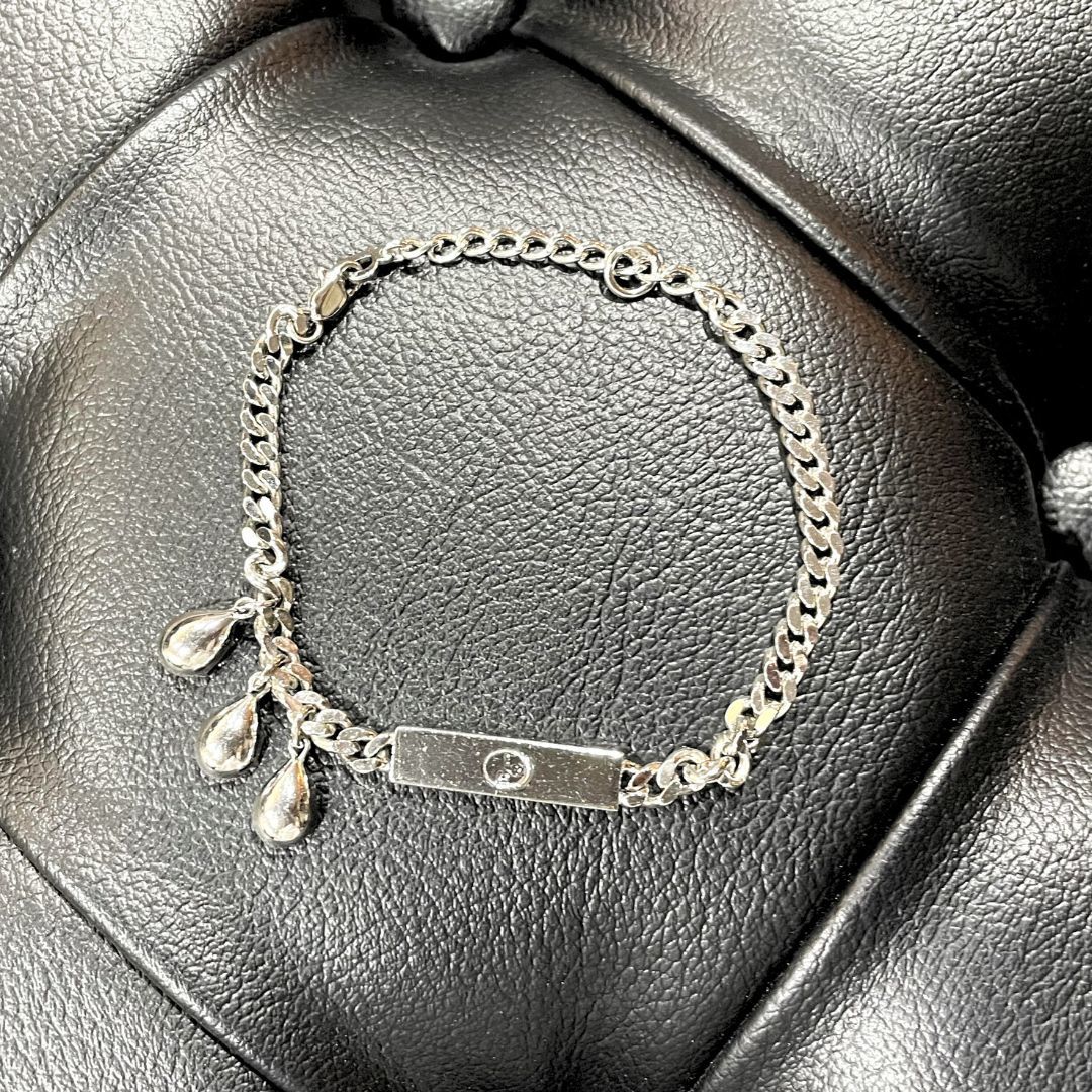 美品】Christian Dior CD クリスチャンディオール ブレスレット 美品】Christian Dior CD クリスチャンディオール ブレスレット