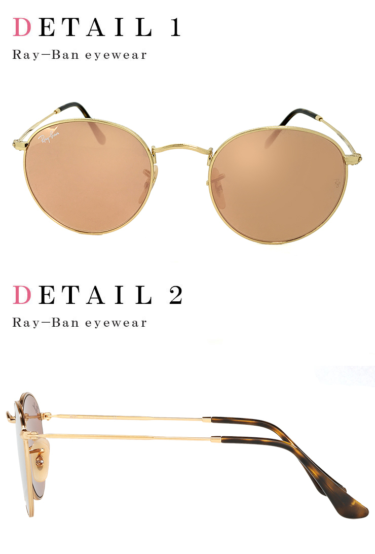  новый товар RayBan солнцезащитные очки Ray-Ban rb3447n 001/Z2 50mm раунд metal женский мужской Round Metal 001Z2 зеркало линзы 