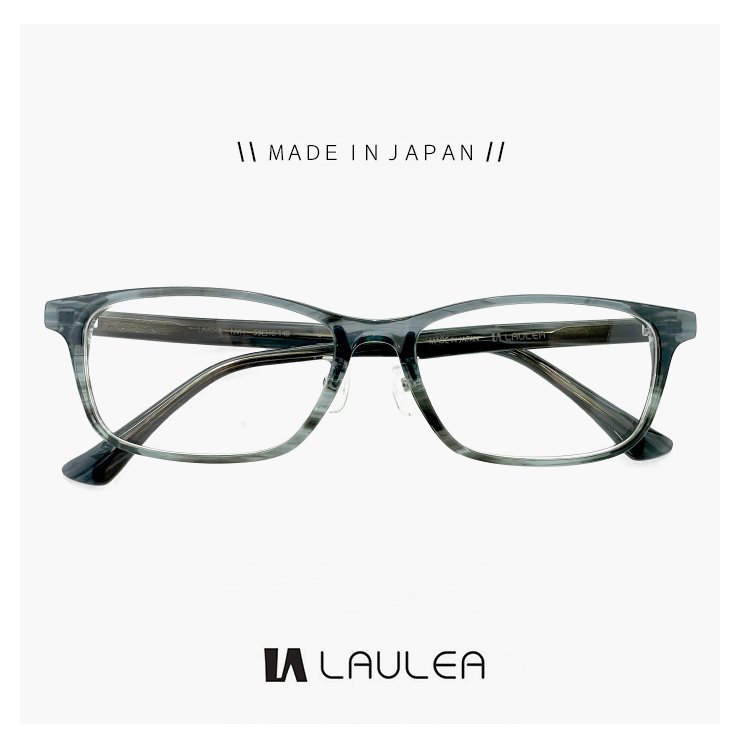 新品 メンズ 日本製 鯖江 メガネ laulea 眼鏡 la4048 nvh ラウレア スクエア ウェリントン 型 フレーム MADE IN JAPAN_画像1