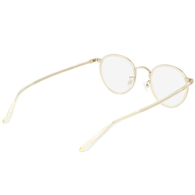  new goods Calvin Klein glasses ck23124lb-749 48mm unisex calvin klein glasses glasses titanium cell to coil Boston type clear yellow 