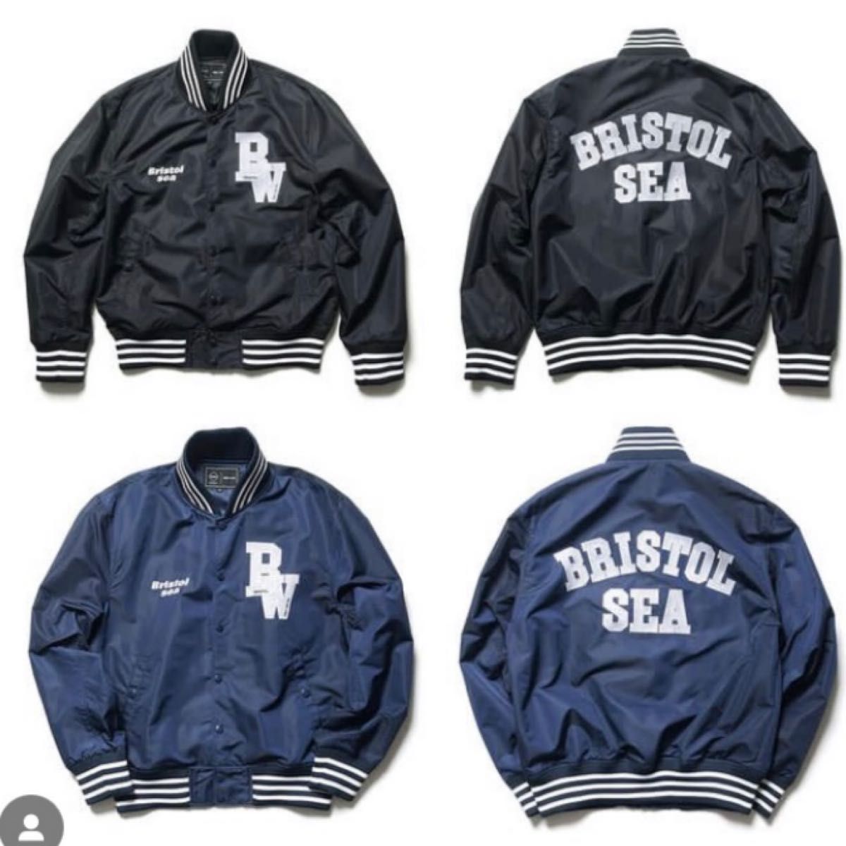 美品 fcrb WIND AND SEA ナイロンジャケット ブラック S ウィン