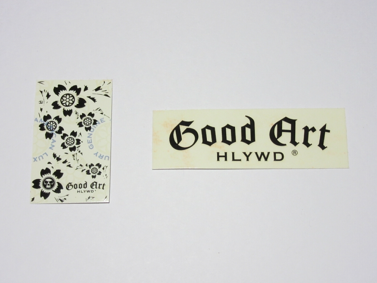 新品 Good Art HLYWD(グッドアートハリウッド)PIN PACKAGE/ピンズ 限定品 レザー ライダース ステッカー MIC  EBISU(ミック恵比寿)