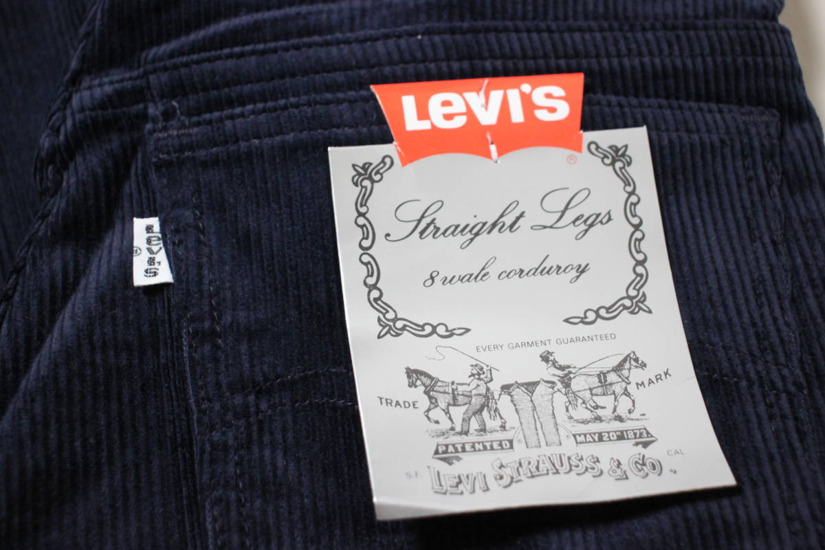 【80s デッドストック】Levi's（リーバイス）◆515 コーデュロイパンツ 30 未着用品_画像4