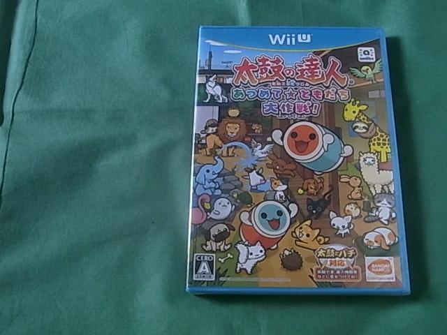 # new goods nintendo WiiU futoshi hand drum. . person ....*.... Daisaku war! Wii U