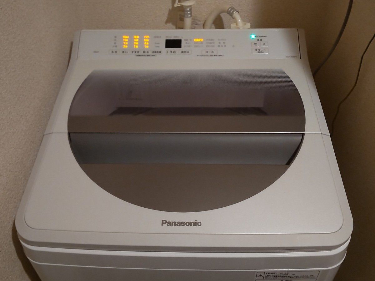 Panasonic パナソニック 全自動洗濯機 9kg NA-FA90H7 2019年製 ホワイト 大容量 正常動作品 美品 エコ