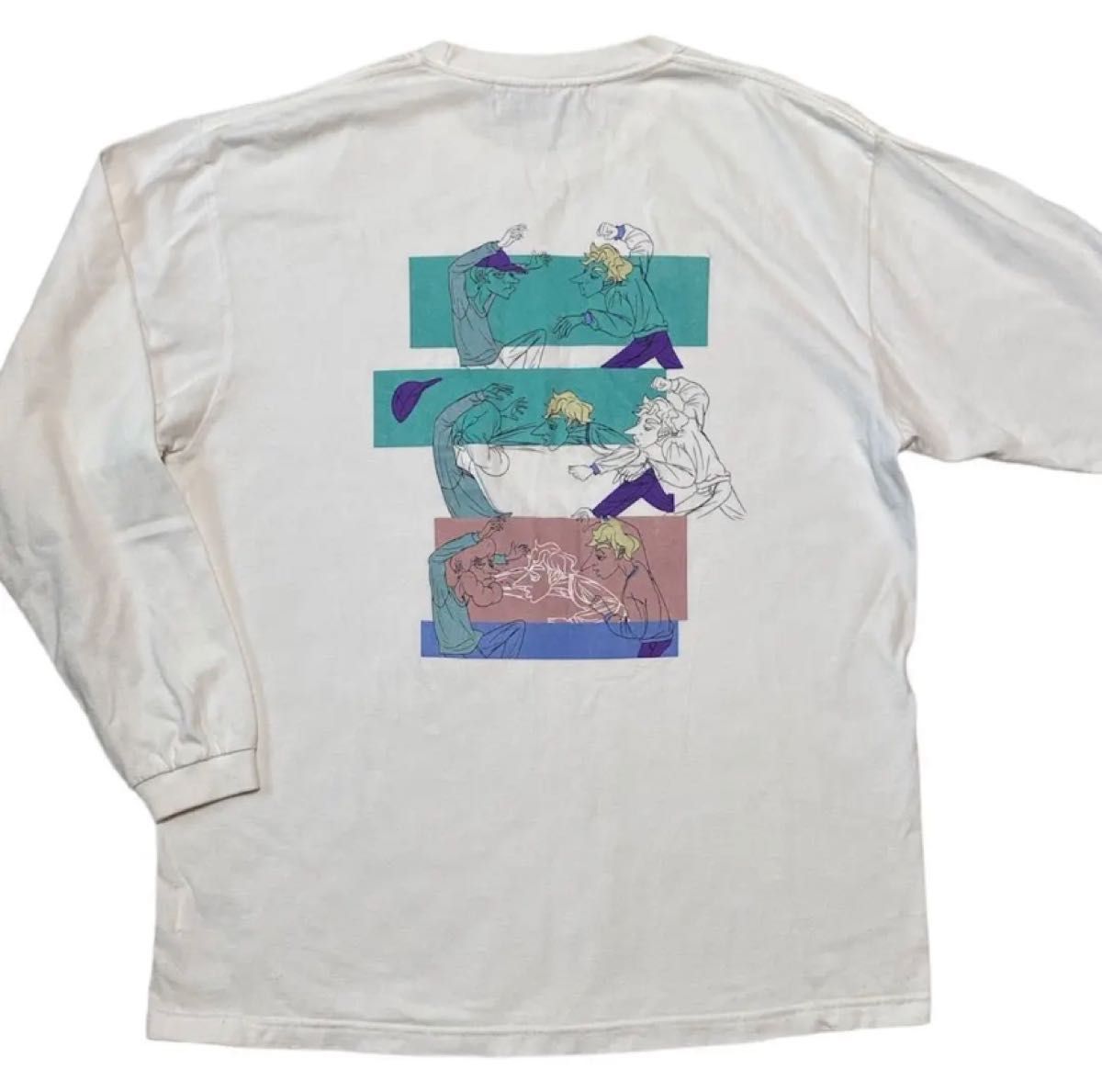 LEFT ALONE レフトアローン 長袖Tシャツ ロンT バックプリント LEFT ALONE レフトアローン 長袖Tシャツ ロンT バックプリント