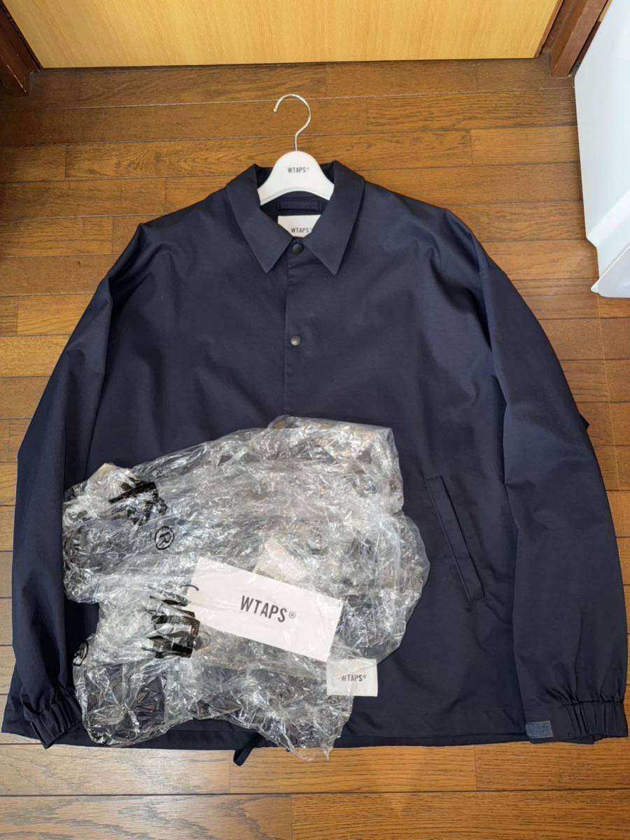 WTAPS 23SS CHIEF JACKET NAVY L ビニール袋 タグ付き コーチ