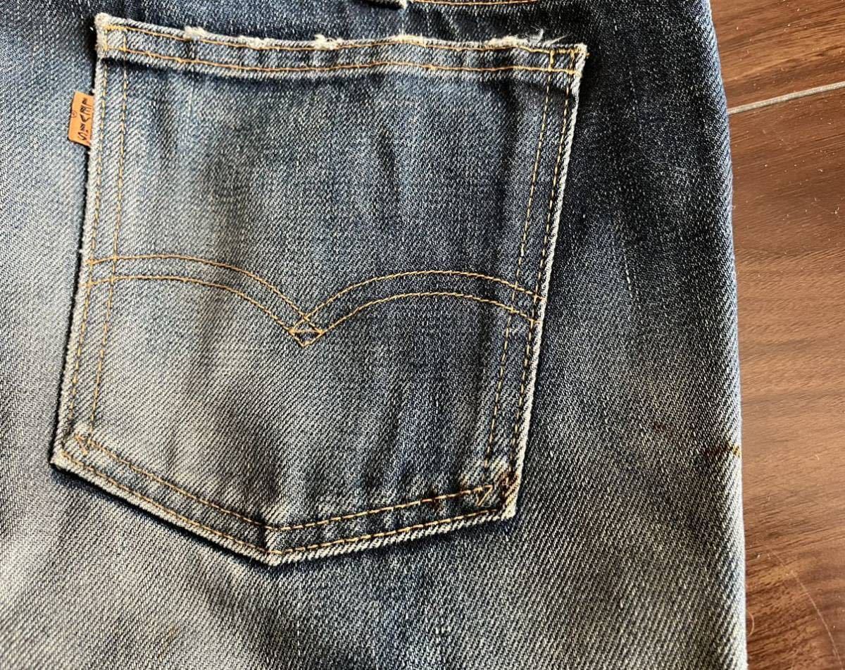 美品◆リーバイスLEVI'S 68年606 スリムテーパードビッグE ◆タロン社ZIPヴィンテージクロージング_画像10