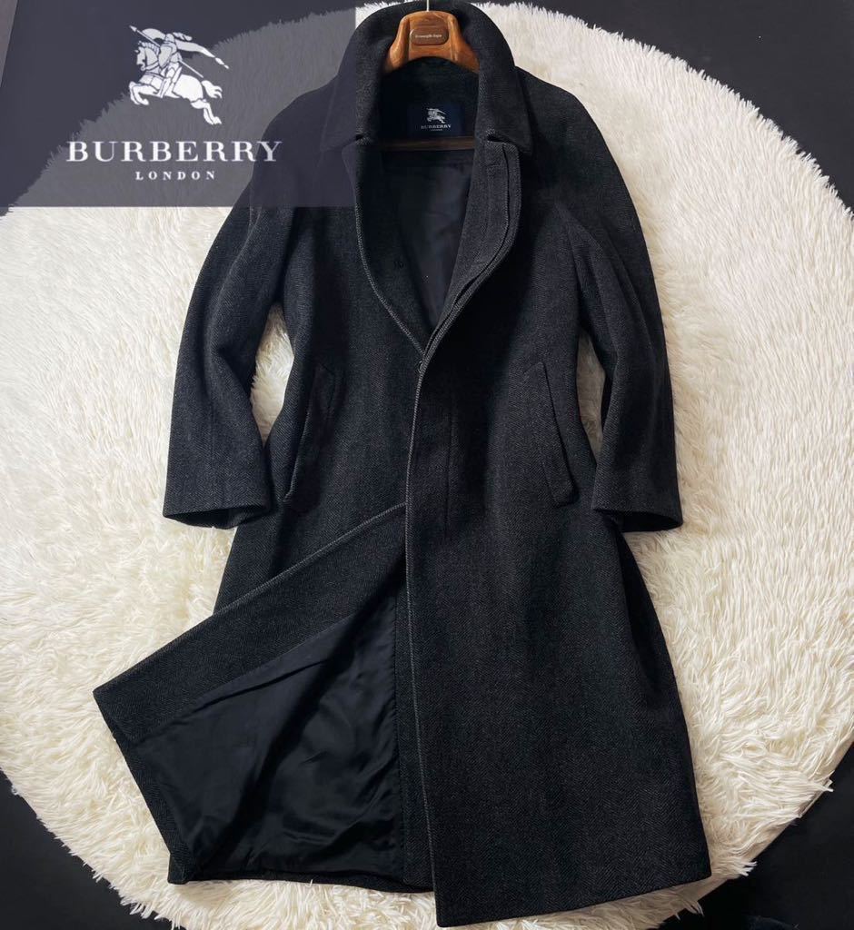 定価18万○未使用級BURBERRY LONDON○高級カシミヤ○光沢感〜!!高級