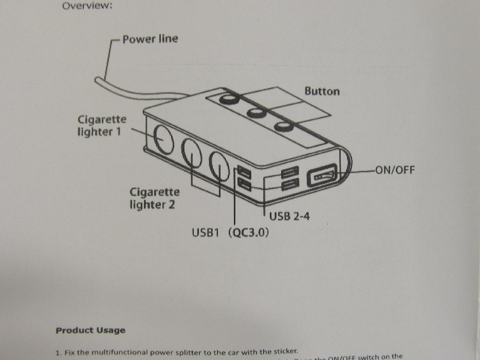 QC3.0 急速充電器　4ポートUSB　3連シガーソケット 最大180W　12-24V対応 電圧表示_画像9