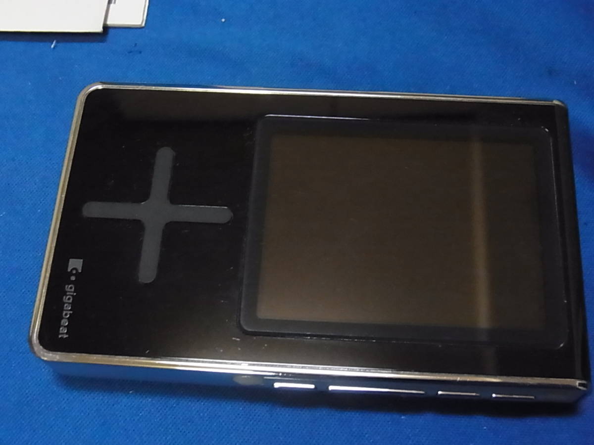 TOSHIBA HDDプレーヤー 30GB gigabeat X30 ピアノブラック MEGX30 (K) ジャック品_画像2