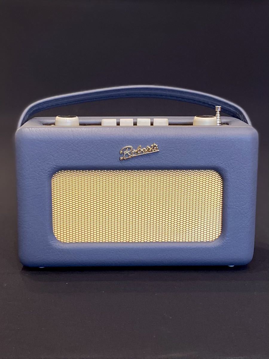 ＊Iconic Roberts timeless radio＊ Special edition R250＊BLUE＊ロバーツラジオ＊英製＊アナログ＊限定仕様＊聴こえます＊中古＊美品＊_画像1