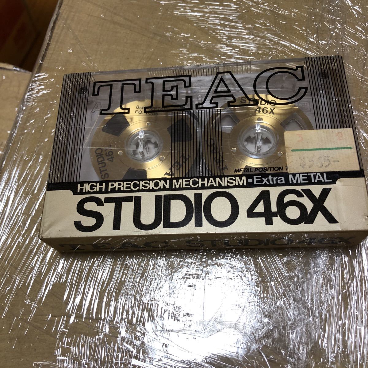 最高級 カセットテープ TEAC オープンリール 未開封品 46X studio