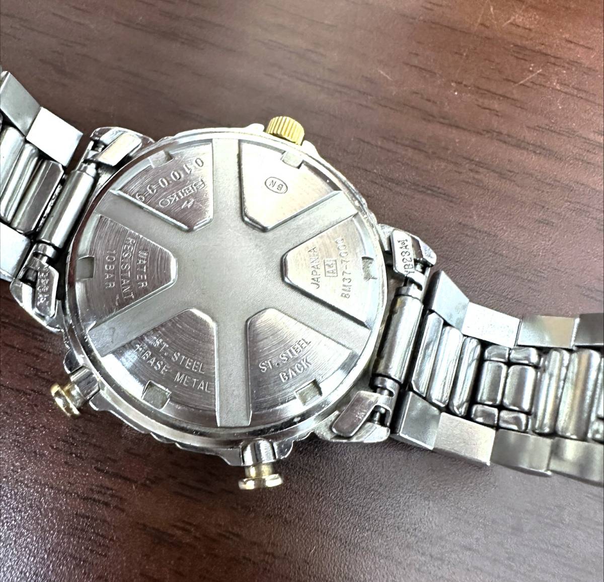 数量は多 TIMER レア♪】SEIKO YACHT 廃盤 【希少 8M37-7000 レア