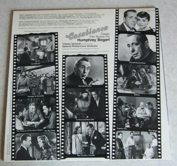 【LP】Casablanca / Classic Film Scores For Humphrey Bogart_画像2