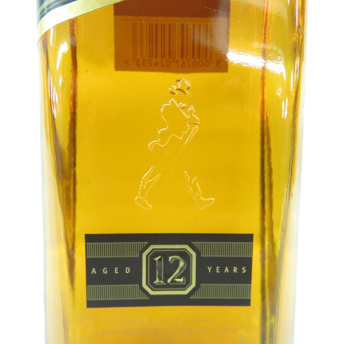 1円～【未開栓】Johnnie Walker ジョニーウォーカー ブラックラベル 12年 ウイスキー 700ml 40% 11372966 1003_画像3