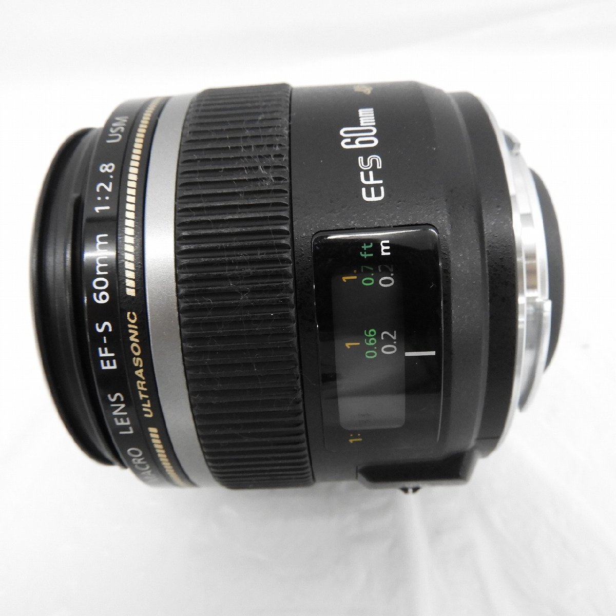 【中古品】Canon キャノン カメラレンズ MACRO LENS EF-S 60ｍｍ F2.8 USM ULTRASONIC 11404656 1023_画像4